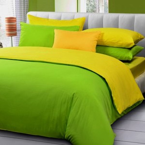 DIVPUSĒJA satīna gultas veļa (dažādas krāsas)