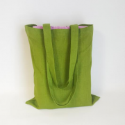 Zaļa lina soma